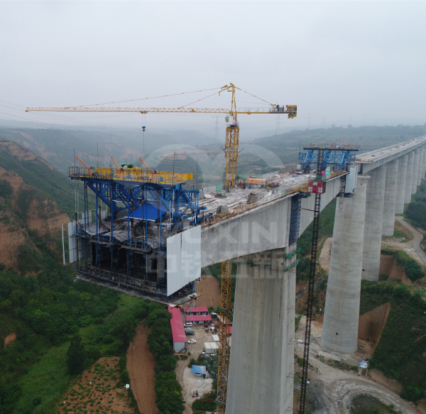 中鐵上海局七公司銀西鐵路掛籃租賃